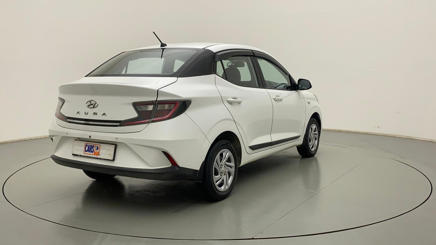 2021 Hyundai AURA S 1.2 CNG, CNG, Manual, 37,737 km, Right Back Diagonal