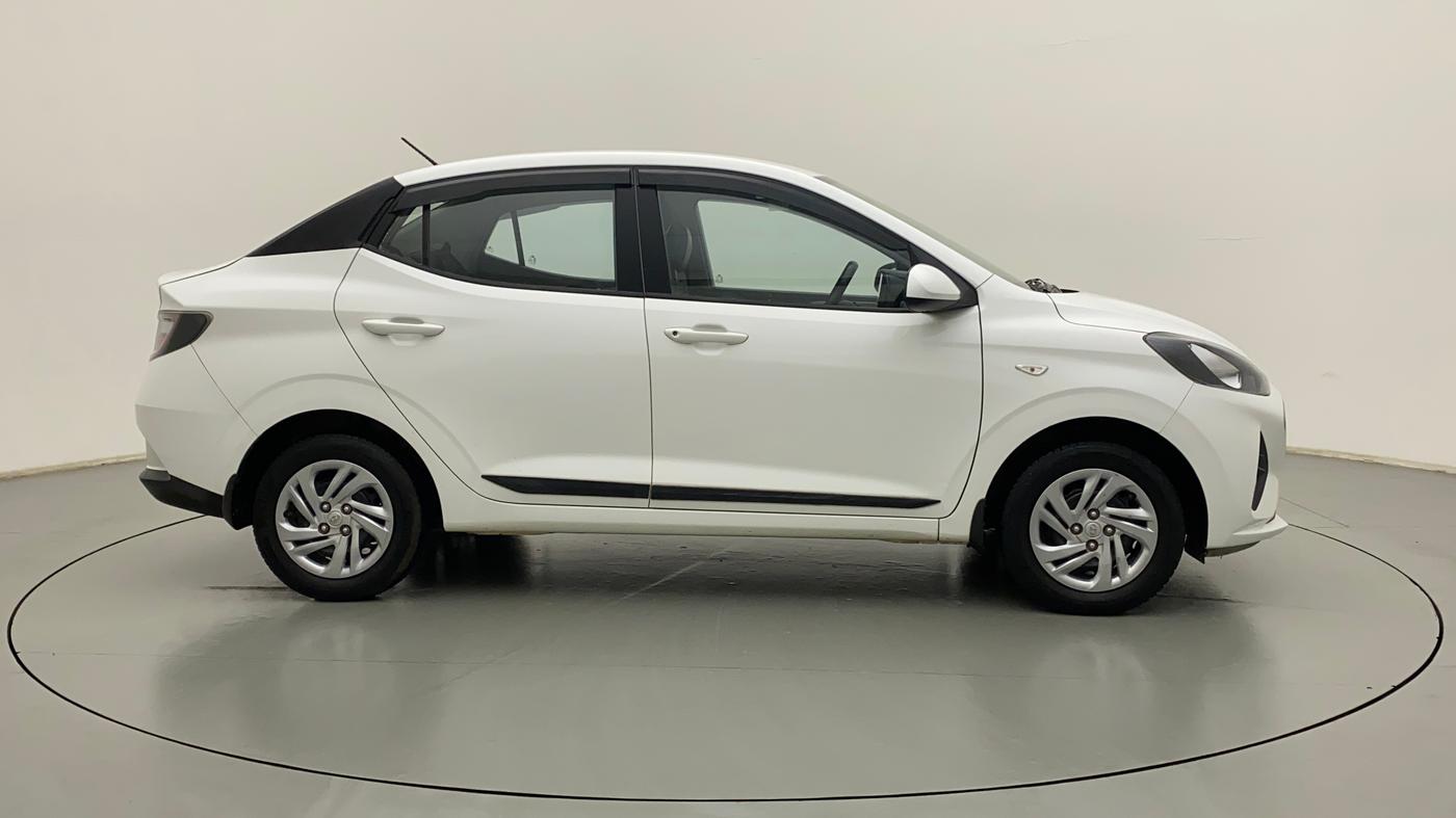 2021 Hyundai AURA S 1.2 CNG, CNG, Manual, 37,737 km, Right Side View
