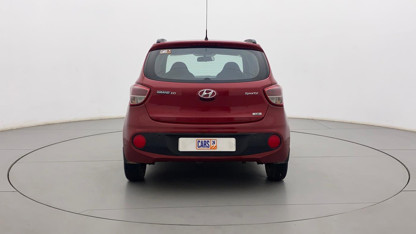2017 Hyundai Grand i10 SPORTZ (O) 1.2 KAPPA VTVT, Petrol, Manual, 46,286 km, Back/Rear