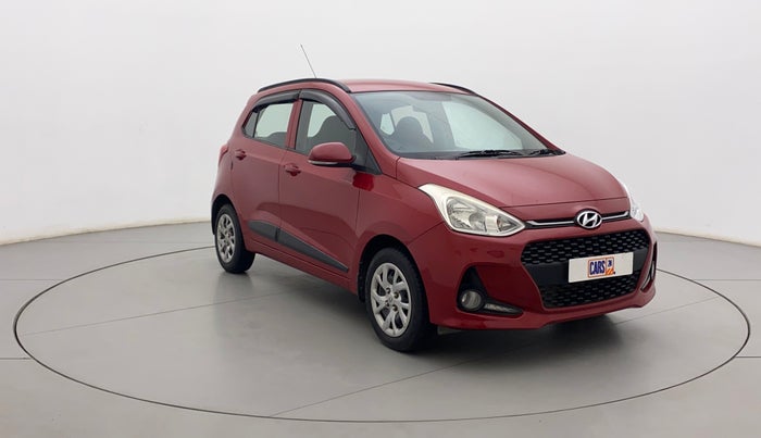 2017 Hyundai Grand i10 SPORTZ (O) 1.2 KAPPA VTVT, Petrol, Manual, 46,286 km, Right Front Diagonal