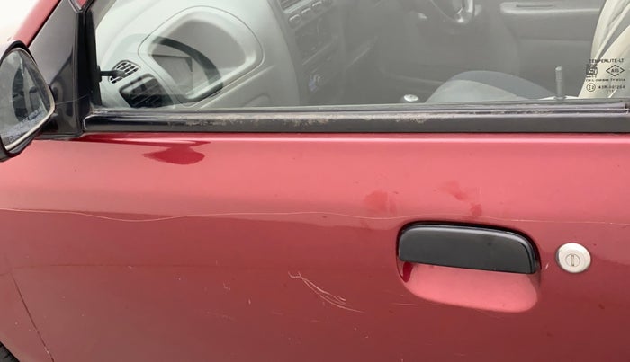 2011 Maruti Alto K10 VXI, Petrol, Manual, 69,606 km, Front passenger door - Minor scratches