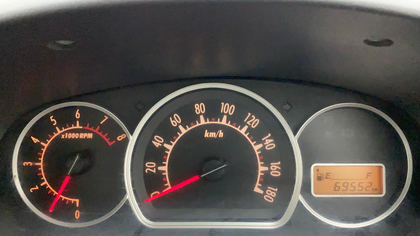 2011 Maruti Alto K10 VXI, Petrol, Manual, 69,606 km, Odometer Image