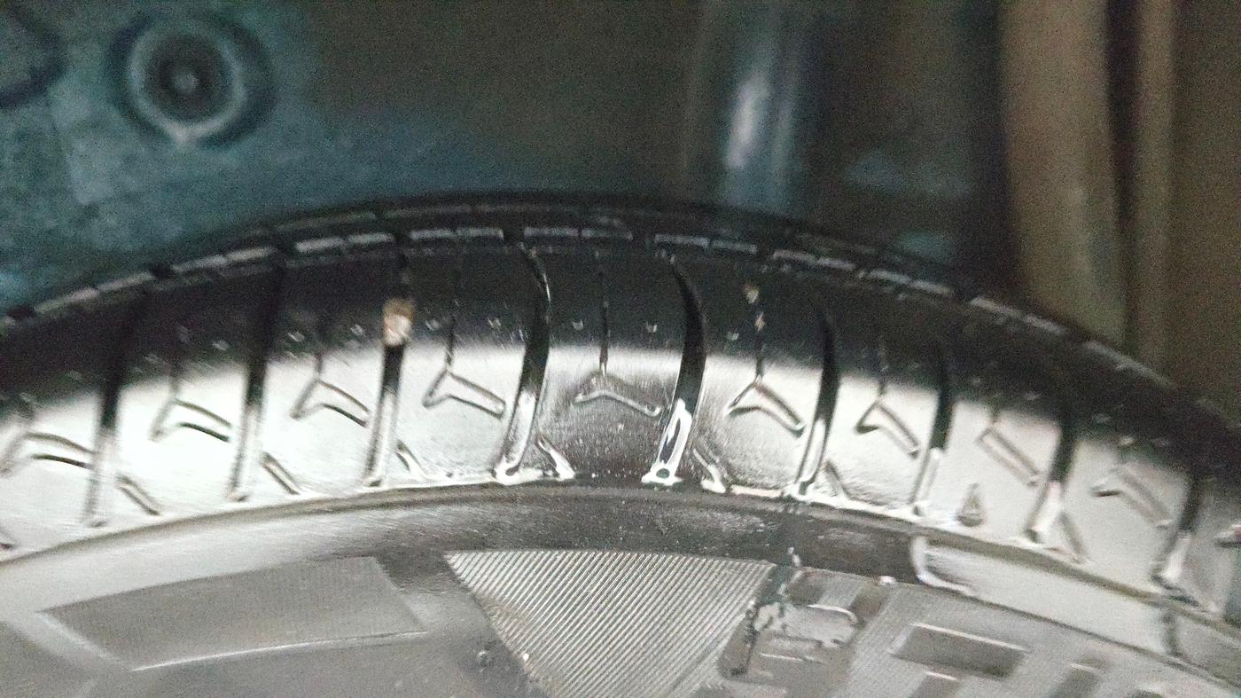 2014 Maruti Celerio VXI AMT, Petrol, Automatic, 56,724 km, Left Rear Tyre Tread