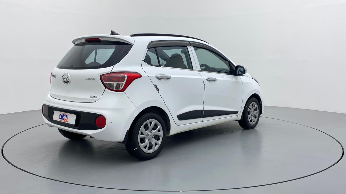 2019 Hyundai Grand i10 SPORTZ 1.2 KAPPA VTVT, Petrol, Manual, 24,748 km, Right Back Diagonal
