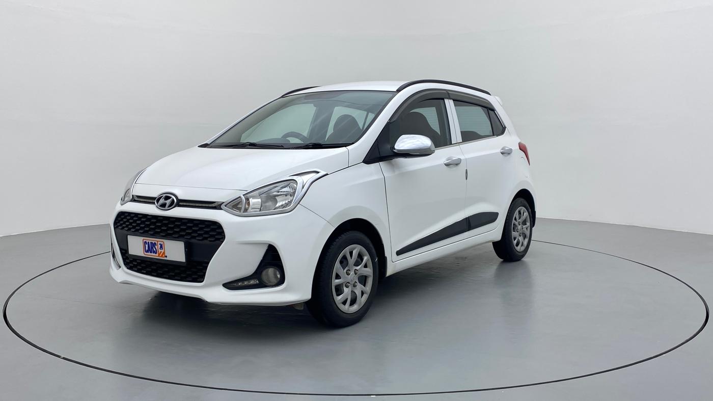 2019 Hyundai Grand i10 SPORTZ 1.2 KAPPA VTVT, Petrol, Manual, 24,748 km, Left Front Diagonal