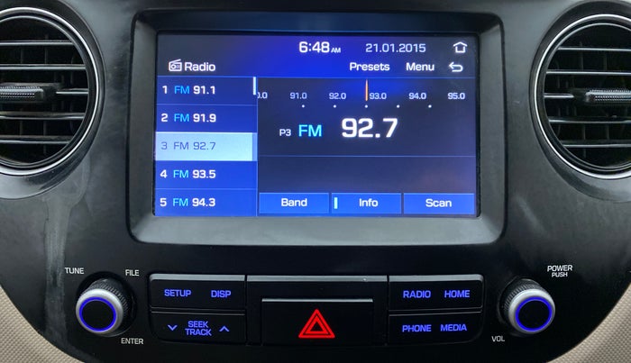 2019 Hyundai Grand i10 SPORTZ 1.2 KAPPA VTVT, Petrol, Manual, 24,748 km, Infotainment System
