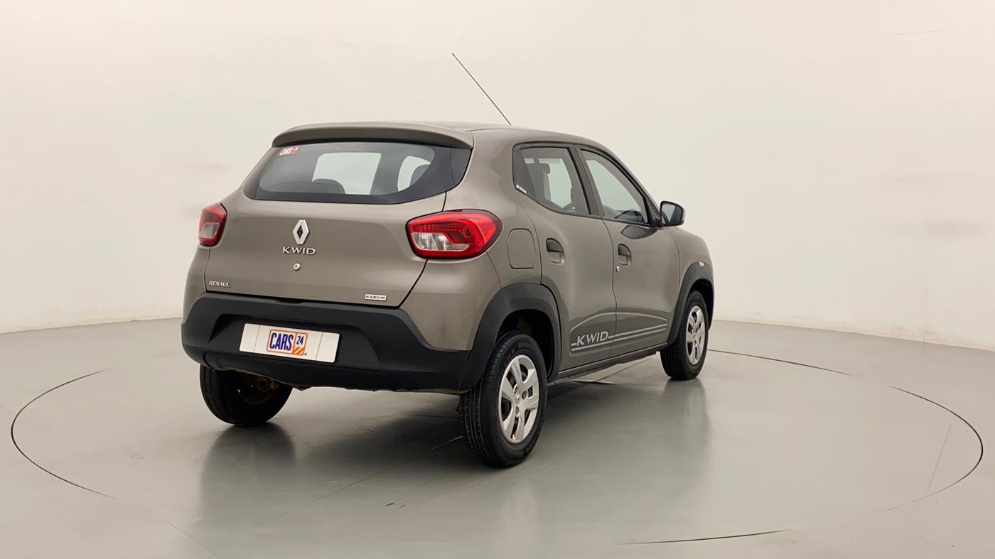 2018 Renault Kwid RXT 1.0 AMT (O), Petrol, Automatic, 75,150 km, Right Back Diagonal