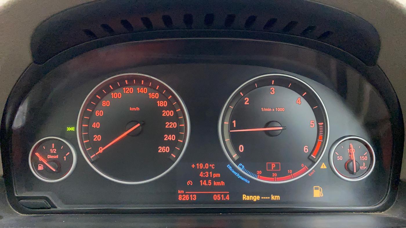 2013 BMW 5 Series 520D LUXURY LINE, Diesel, Automatic, 83,591 km, Odometer Image