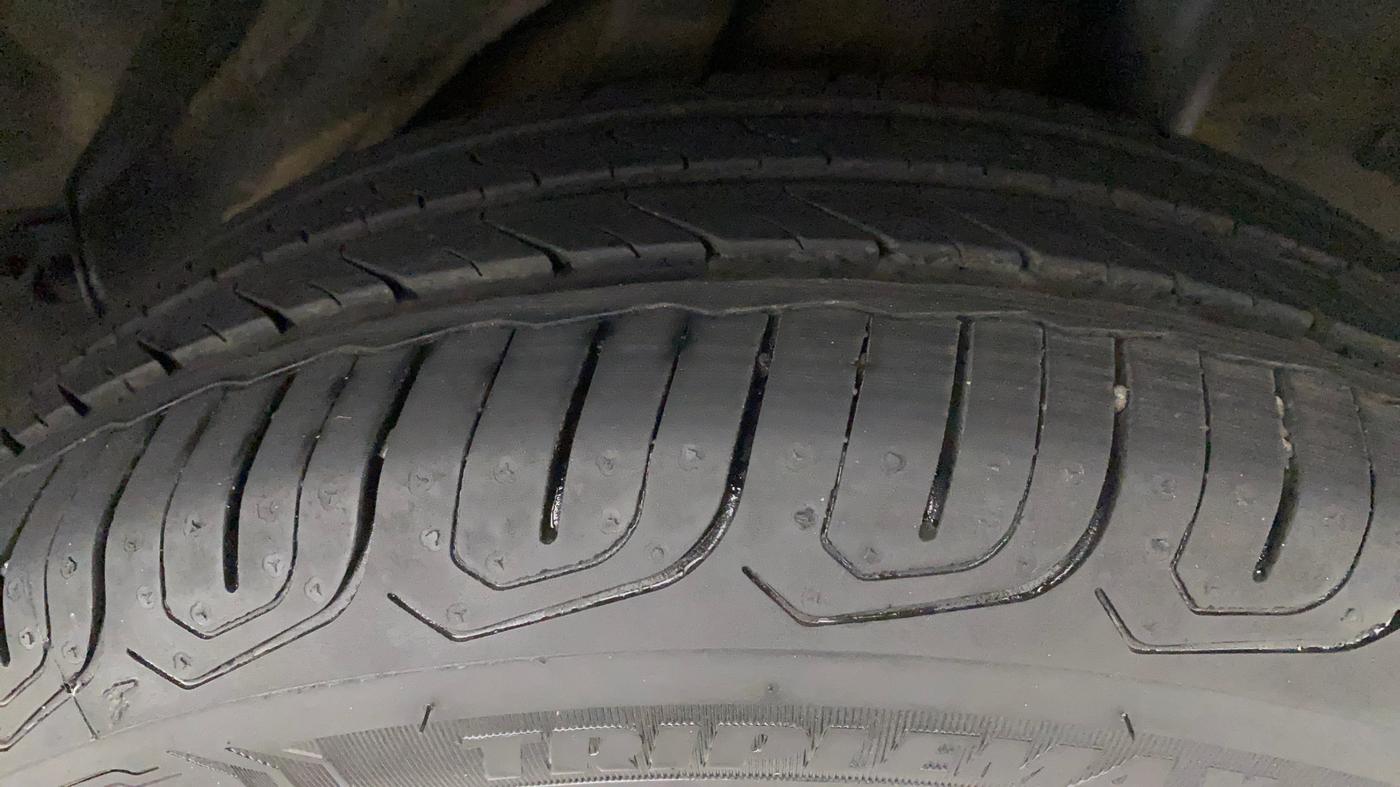 2014 Honda Amaze 1.2L I-VTEC S AT, Petrol, Automatic, 53,558 km, Left Rear Tyre Tread