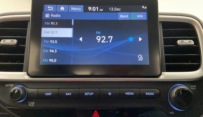 2020 Hyundai VENUE 1.0 TURBO GDI SX+ AT, Petrol, Automatic, 37,374 km, Infotainment System