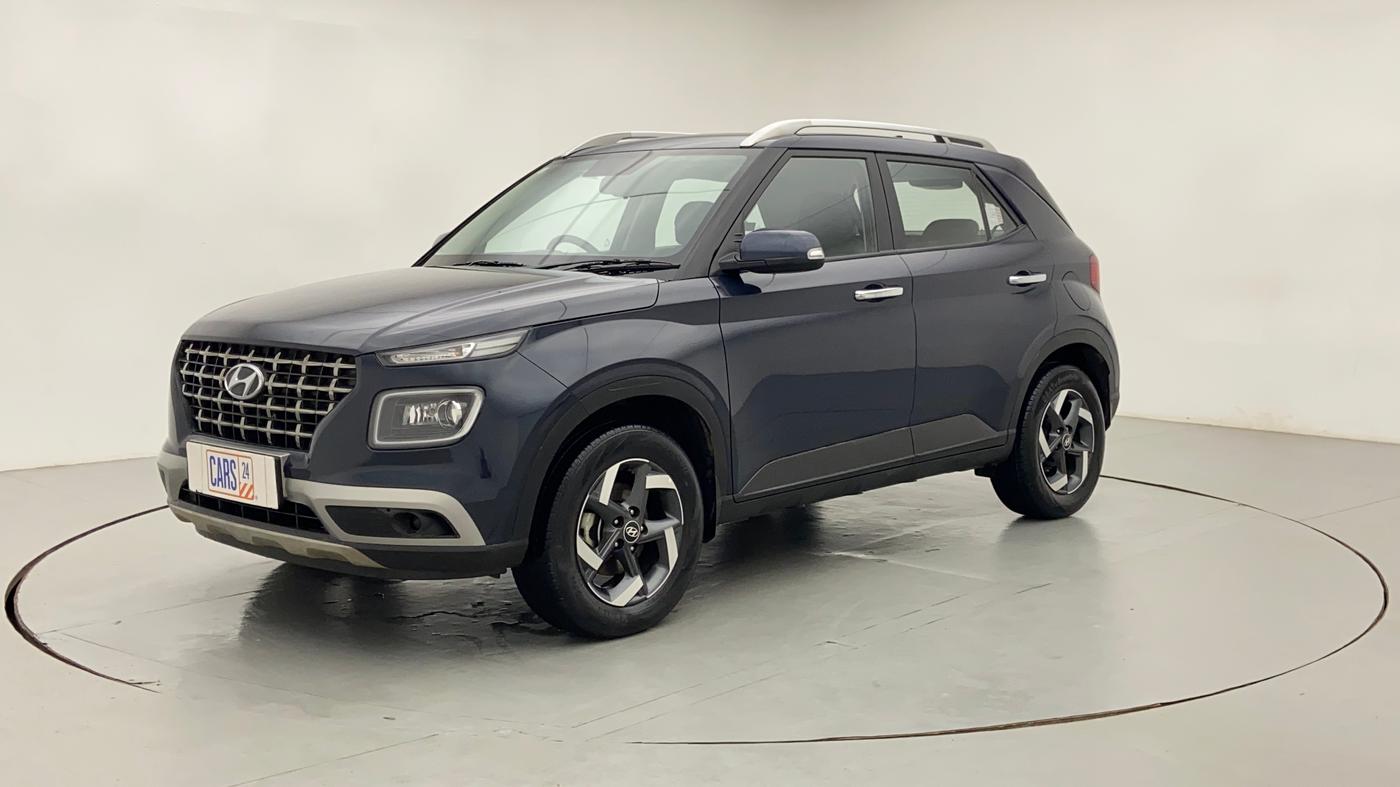 2020 Hyundai VENUE 1.0 TURBO GDI SX+ AT, Petrol, Automatic, 37,374 km, Left Front Diagonal (45- Degree) View