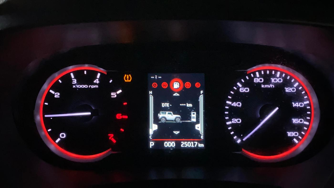2023 Mahindra Thar LX P 2WD AT HT, Petrol, Automatic, 25,059 km, Odometer Image