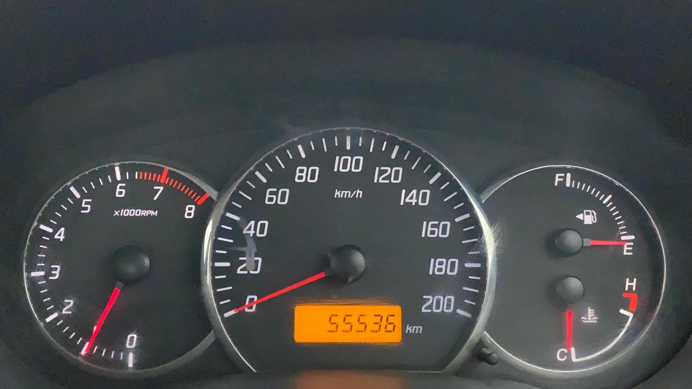 2010 Maruti Swift Dzire VXI, Petrol, Manual, 55,536 km, Odometer Image