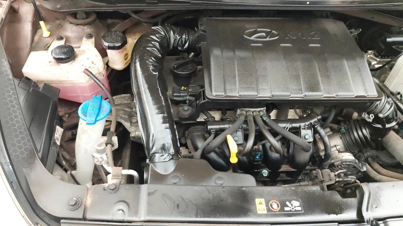 2022 Hyundai AURA S 1.2 CNG, CNG, Manual, 12,695 km, Engine View - Right