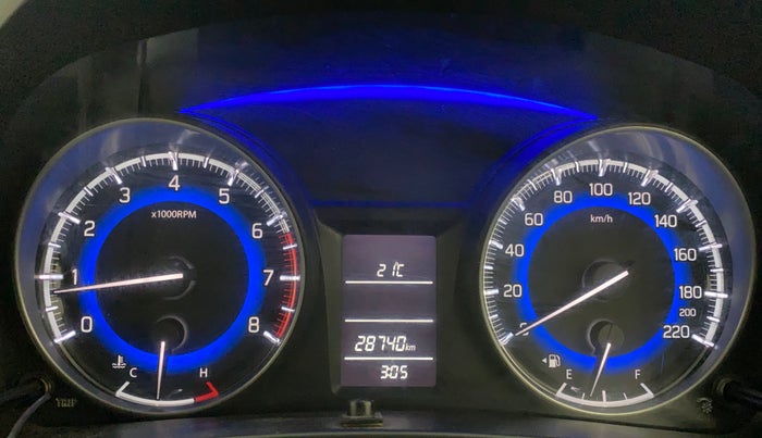 2016 Maruti Baleno DELTA PETROL 1.2, Petrol, Manual, 28,740 km, Odometer Image