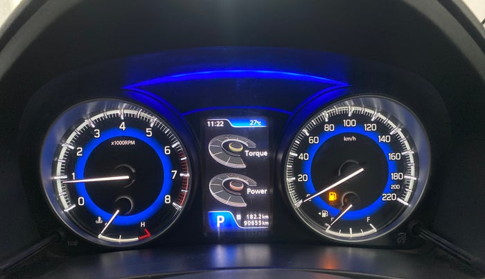 2019 Maruti Baleno ALPHA CVT PETROL 1.2, Petrol, Automatic, 90,654 km, Odometer Image