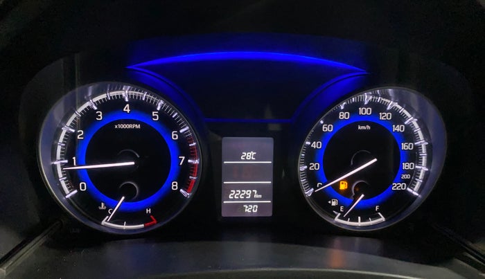 2018 Maruti Baleno DELTA PETROL 1.2, Petrol, Manual, 22,294 km, Odometer Image