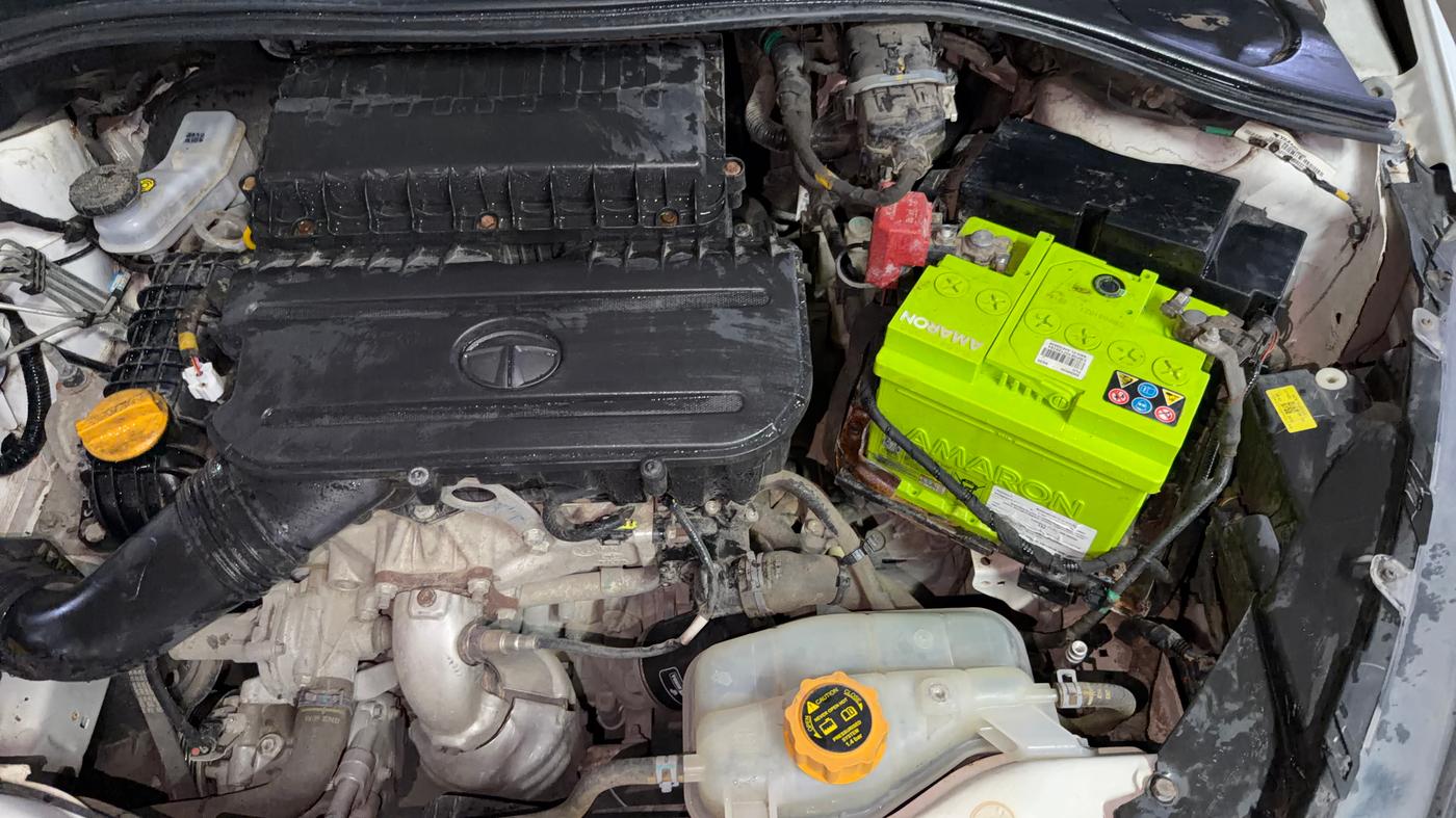 2022 Tata Tiago XTA PETROL, Petrol, Automatic, 7,628 km, Engine View - Left
