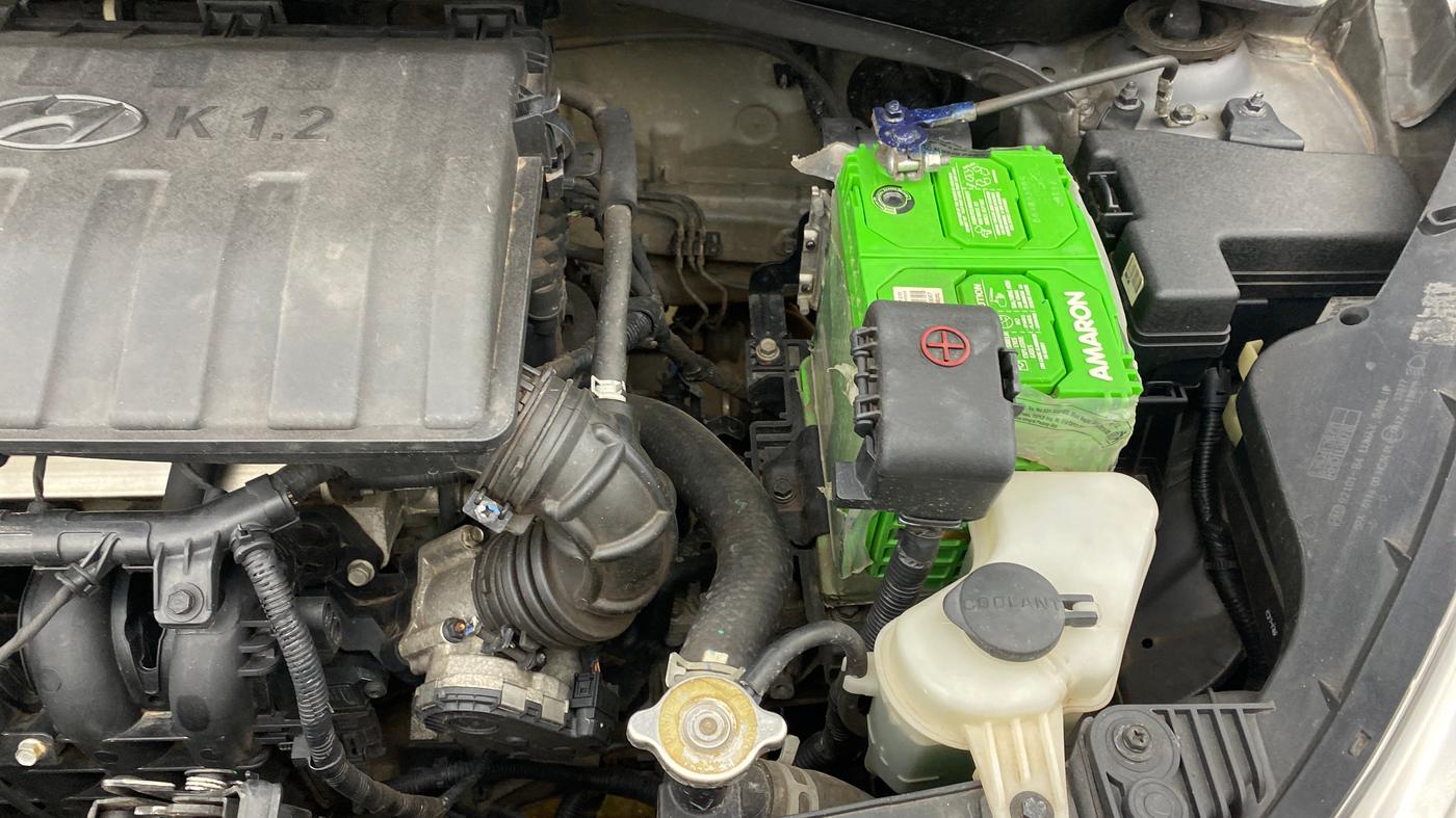 2016 Hyundai Grand i10 SPORTZ 1.2 KAPPA VTVT, Petrol, Manual, 24,182 km, Engine View - Left