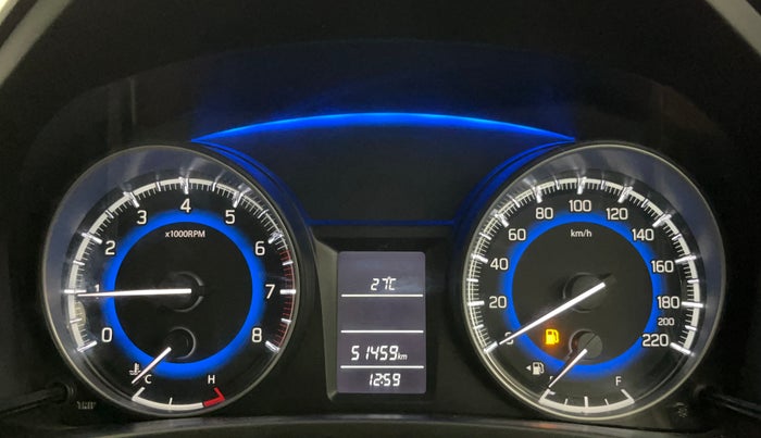 2018 Maruti Baleno DELTA PETROL 1.2, Petrol, Manual, 51,451 km, Odometer Image