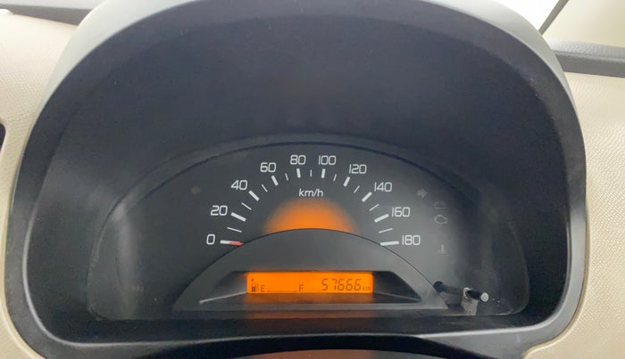 2015 Maruti Wagon R 1.0 LXI, Petrol, Manual, 57,629 km, Odometer Image