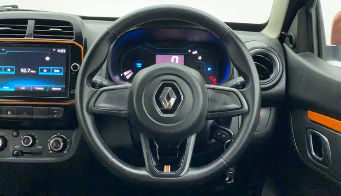 2021 Renault Kwid CLIMBER 1.0 AMT (O), Petrol, Automatic, 39,482 km, Steering Wheel Close Up