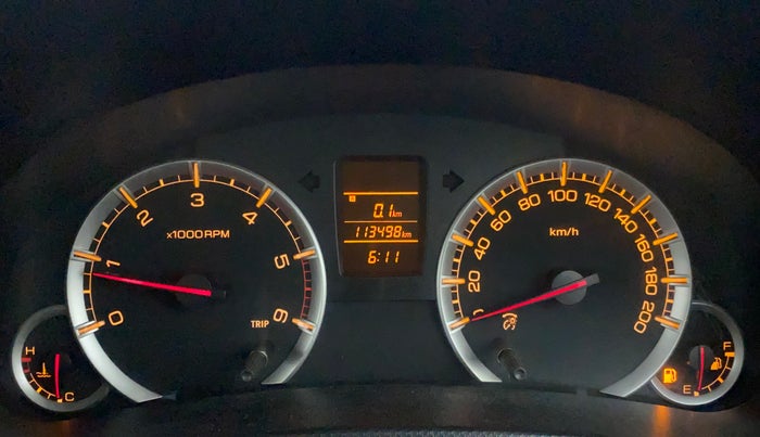 2013 Maruti Swift VDI, Diesel, Manual, 1,13,041 km, Odometer Image
