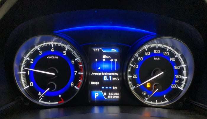 2021 Toyota Glanza G, Petrol, Manual, 35,609 km, Odometer Image