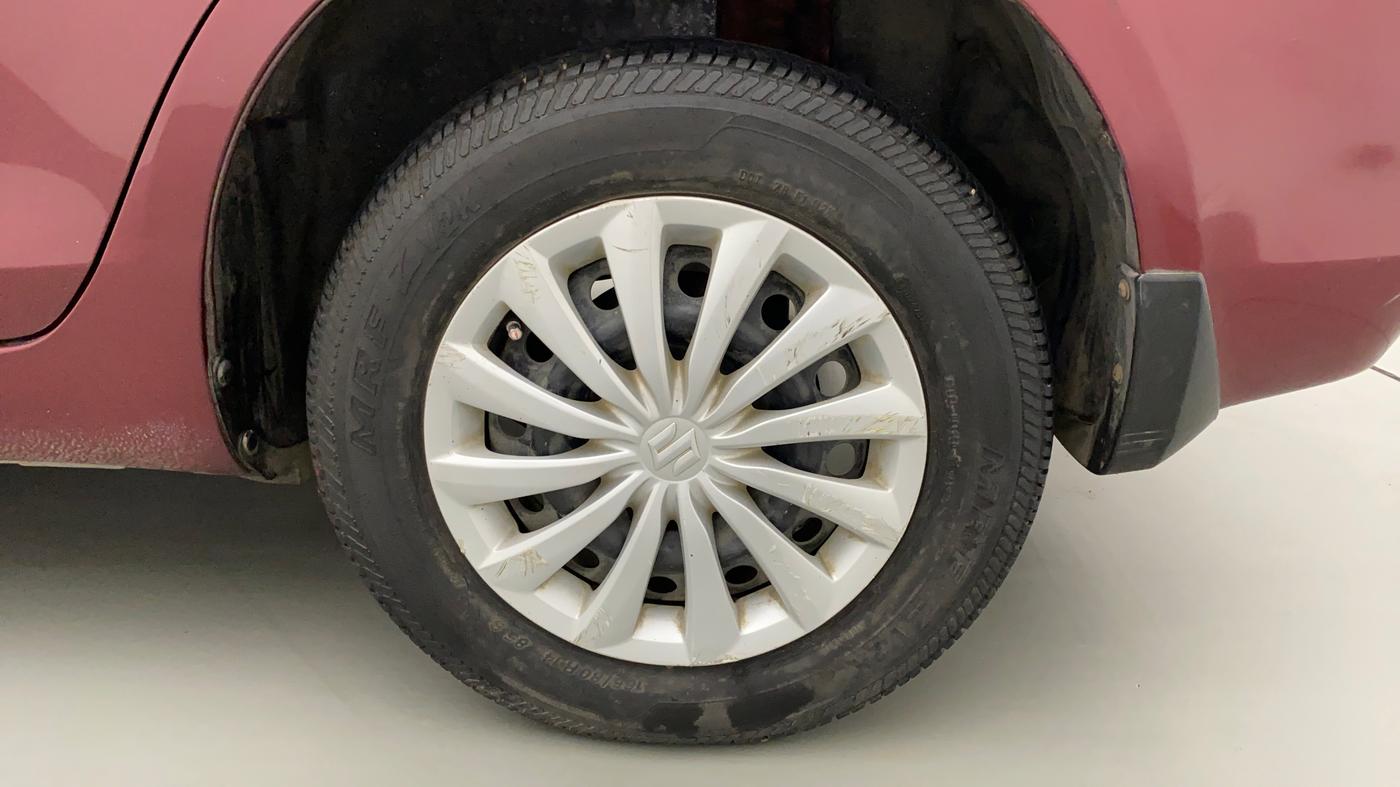 2016 Maruti Swift Dzire VXI, Petrol, Manual, 55,794 km, Left Rear Wheel