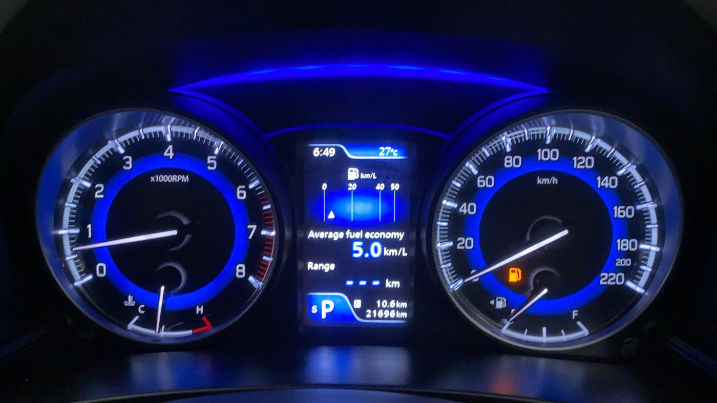 2019 Toyota Glanza G CVT, Petrol, Automatic, 21,695 km, Odometer Image