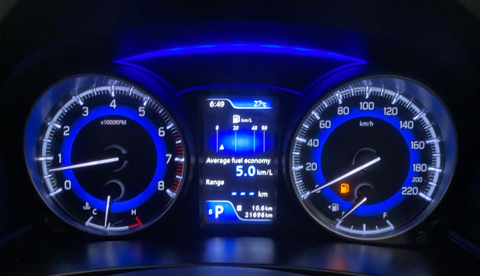 2019 Toyota Glanza G CVT, Petrol, Automatic, 21,695 km, Odometer Image
