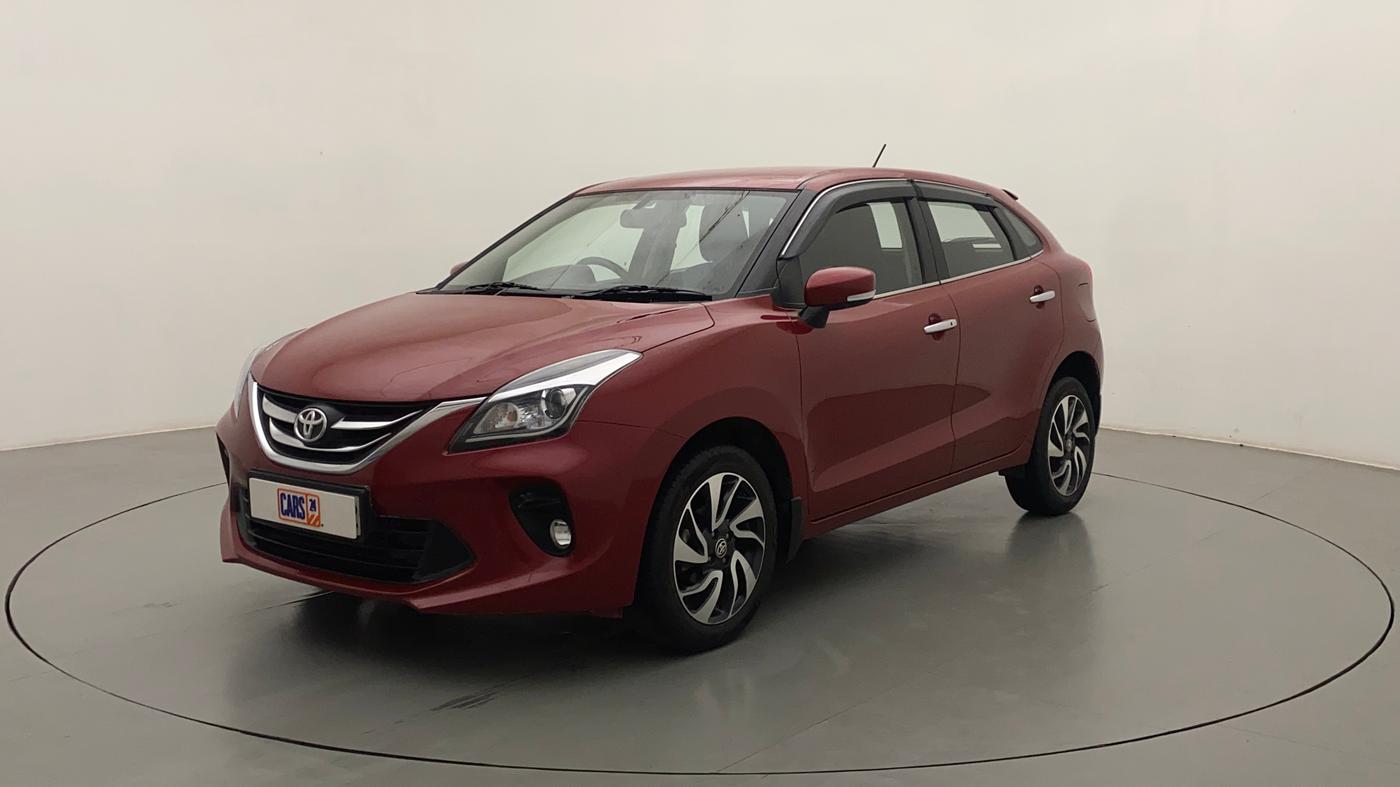 2019 Toyota Glanza G CVT, Petrol, Automatic, 21,695 km, Left Front Diagonal
