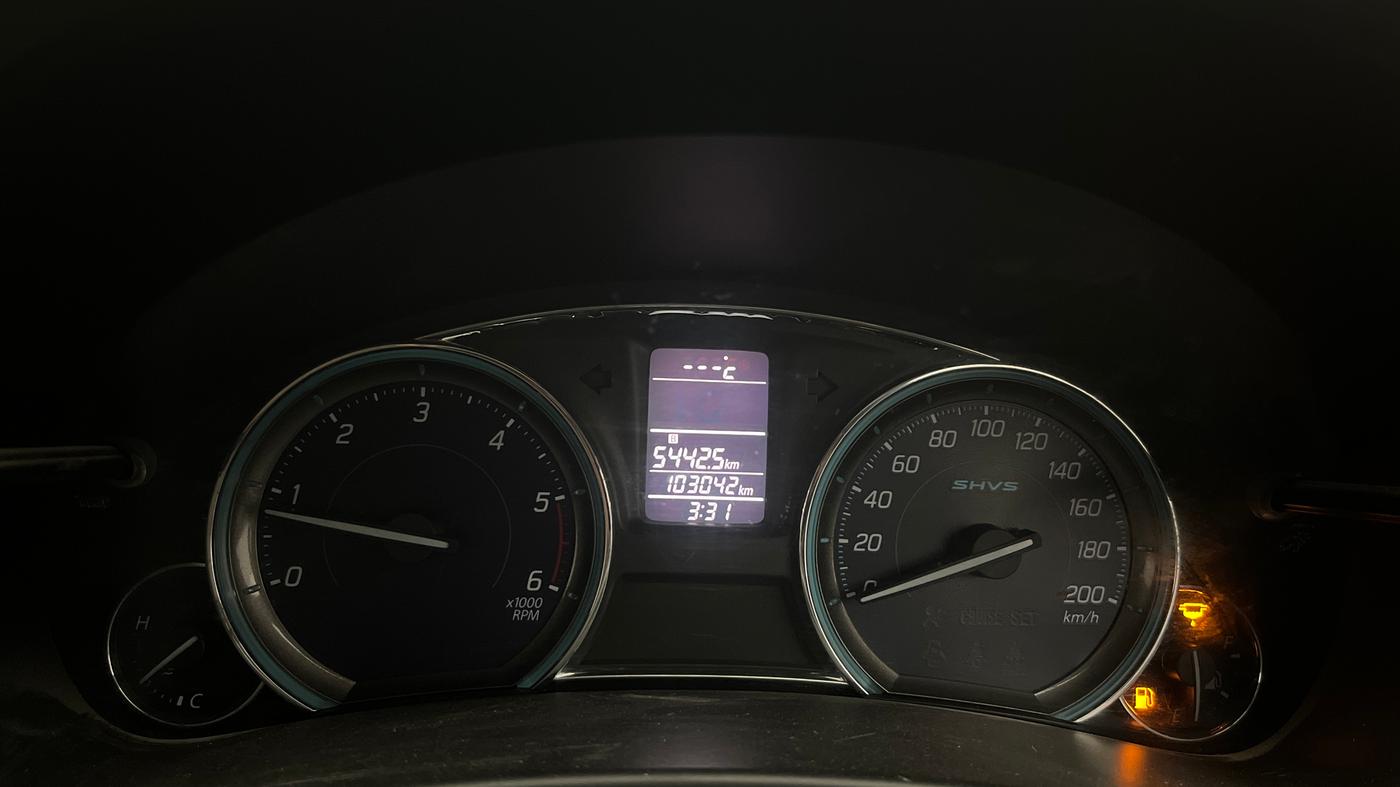 2016 Maruti Ciaz VDI+ SHVS, Diesel, Manual, 1,03,018 km, Odometer Image