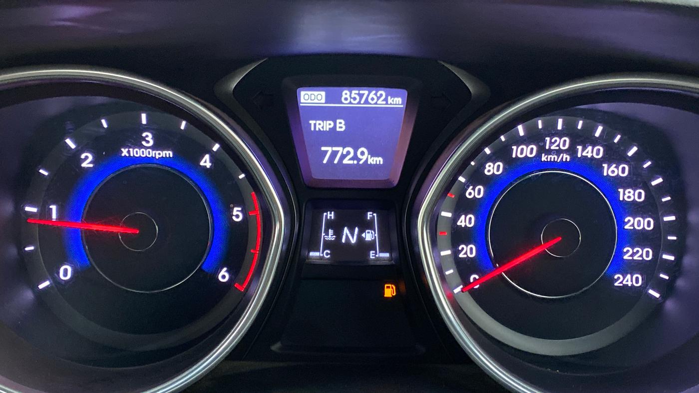 2015 Hyundai New Elantra 1.6 SX AT, Diesel, Automatic, 85,790 km, Odometer Image