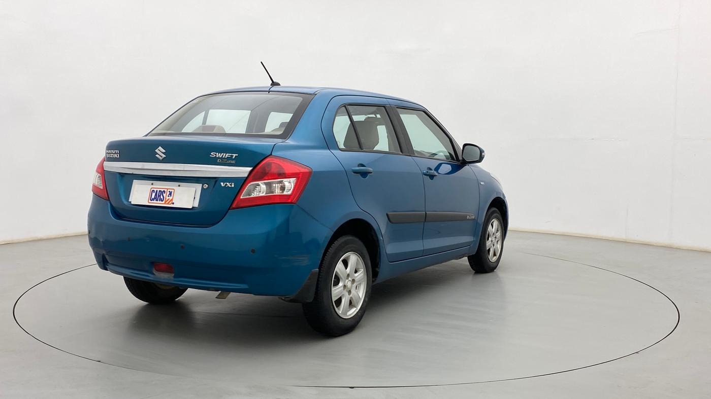 2013 Maruti Swift Dzire VXI, Petrol, Manual, 37,622 km, Right Back Diagonal