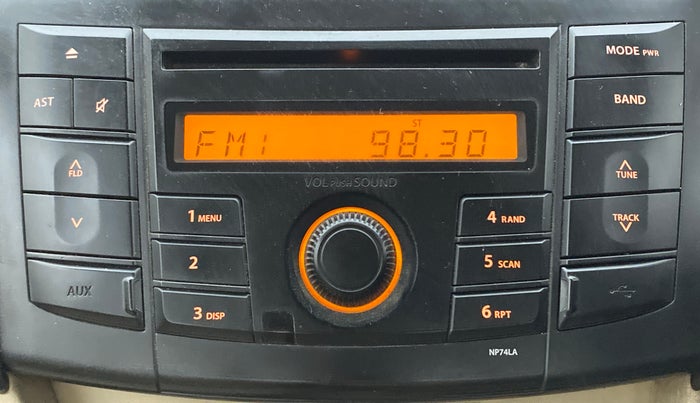 2013 Maruti Swift Dzire VXI, Petrol, Manual, 37,622 km, Infotainment System
