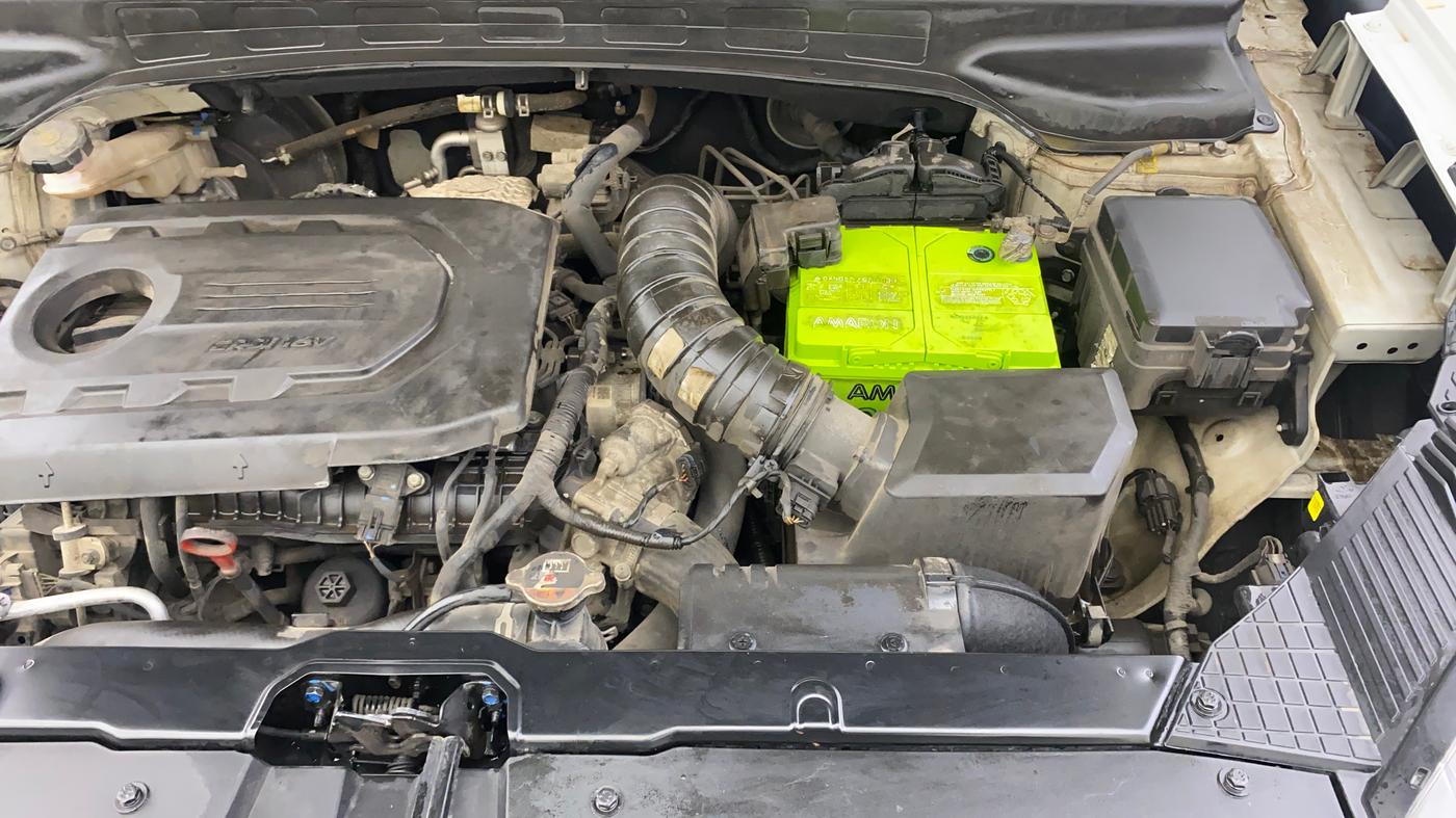 2022 Hyundai ALCAZAR PLATINUM(O) 7STR 1.5 AT, Diesel, Automatic, 55,324 km, Engine View - Left