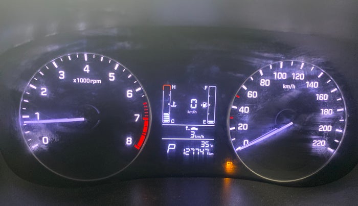 2017 Hyundai Creta SX PLUS AT 1.6 DIESEL, Diesel, Automatic, 1,27,708 km, Odometer Image