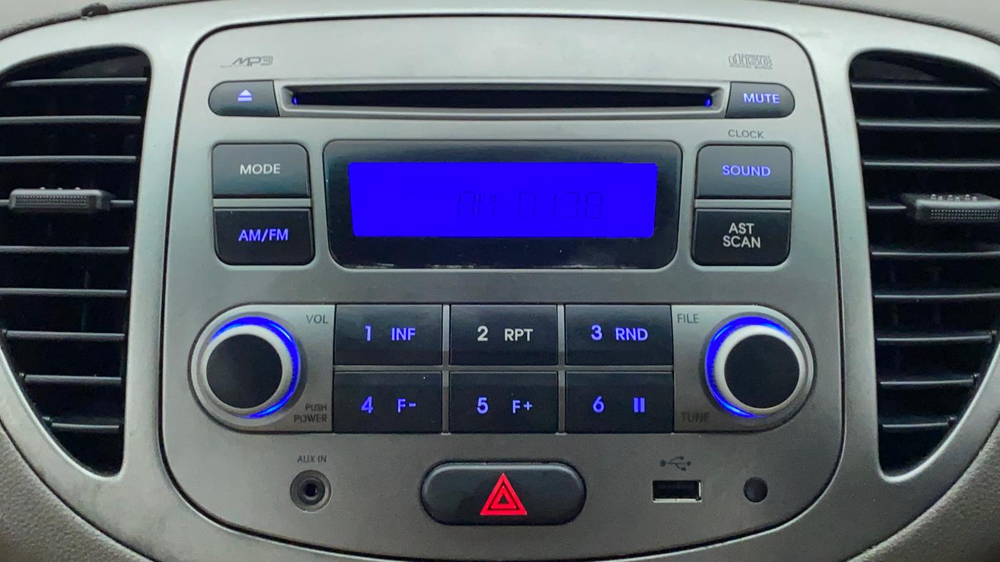 2010 Hyundai i10 SPORTZ 1.2 KAPPA2, Petrol, Manual, 40,952 km, Infotainment System