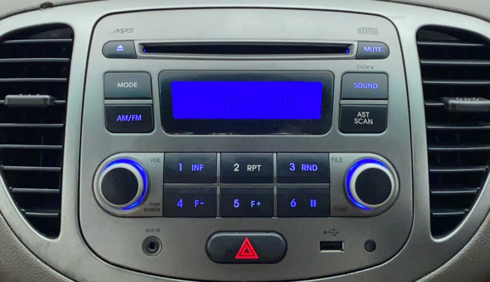 2010 Hyundai i10 SPORTZ 1.2 KAPPA2, Petrol, Manual, 40,952 km, Infotainment System