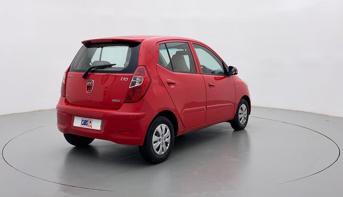 2010 Hyundai i10 SPORTZ 1.2 KAPPA2, Petrol, Manual, 40,952 km, Right Back Diagonal
