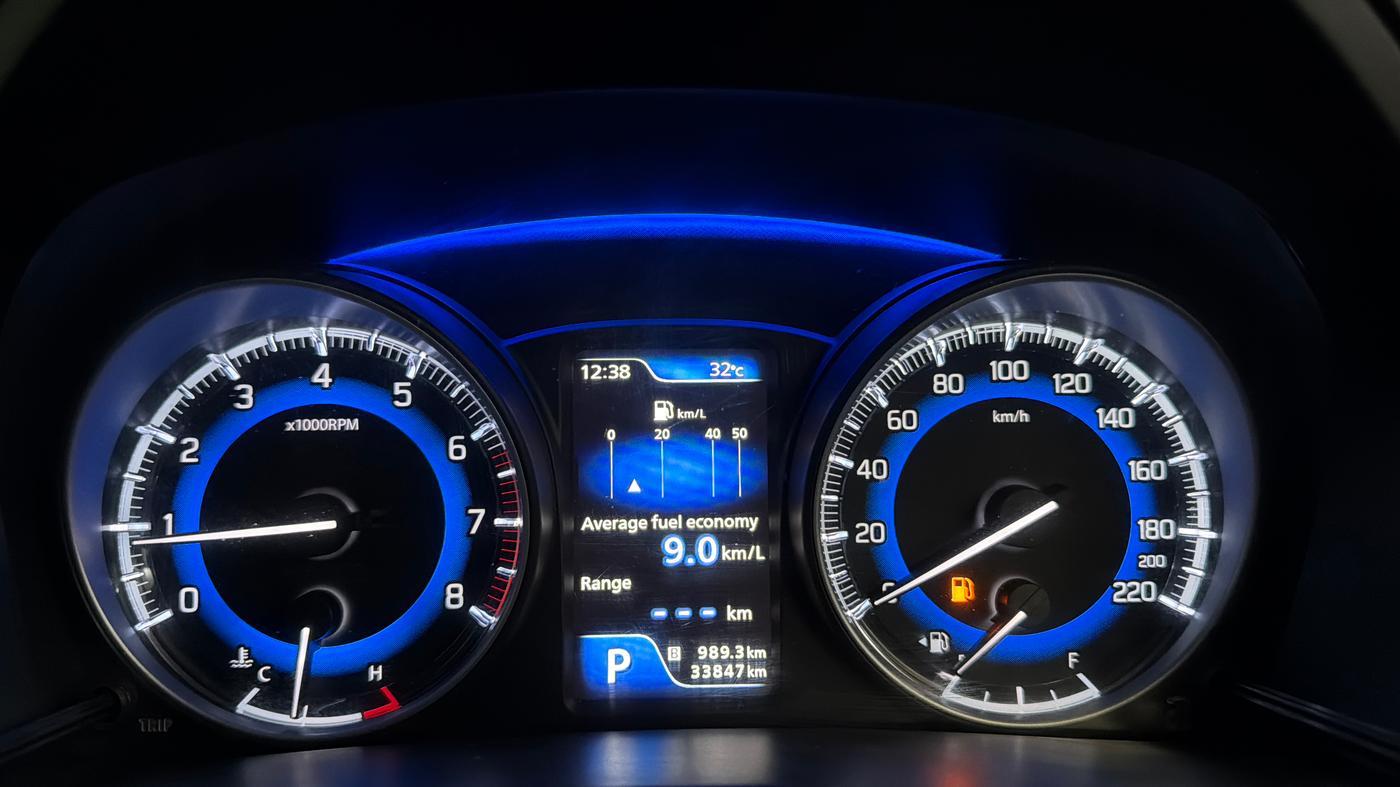 2021 Toyota Glanza V CVT, Petrol, Automatic, 33,834 km, Odometer Image