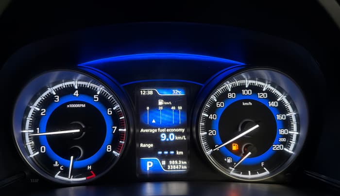 2021 Toyota Glanza V CVT, Petrol, Automatic, 33,834 km, Odometer Image