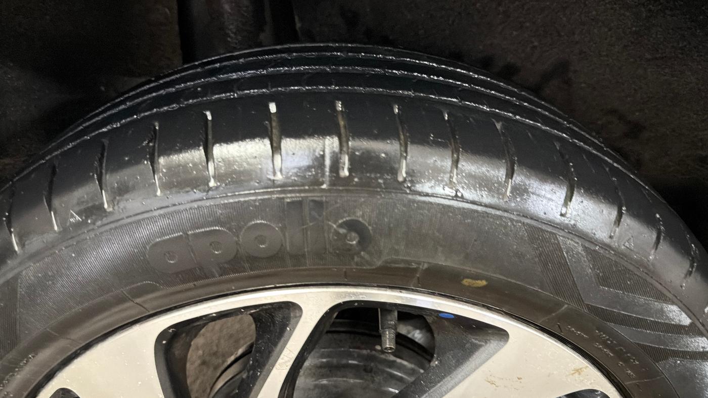 2021 Toyota Glanza V CVT, Petrol, Automatic, 33,834 km, Right Rear Tyre Tread