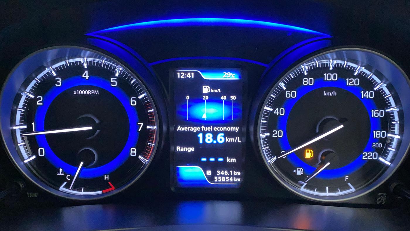 2019 Maruti Baleno ZETA PETROL 1.2, Petrol, Manual, 55,854 km, Odometer Image