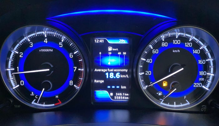 2019 Maruti Baleno ZETA PETROL 1.2, Petrol, Manual, 55,854 km, Odometer Image