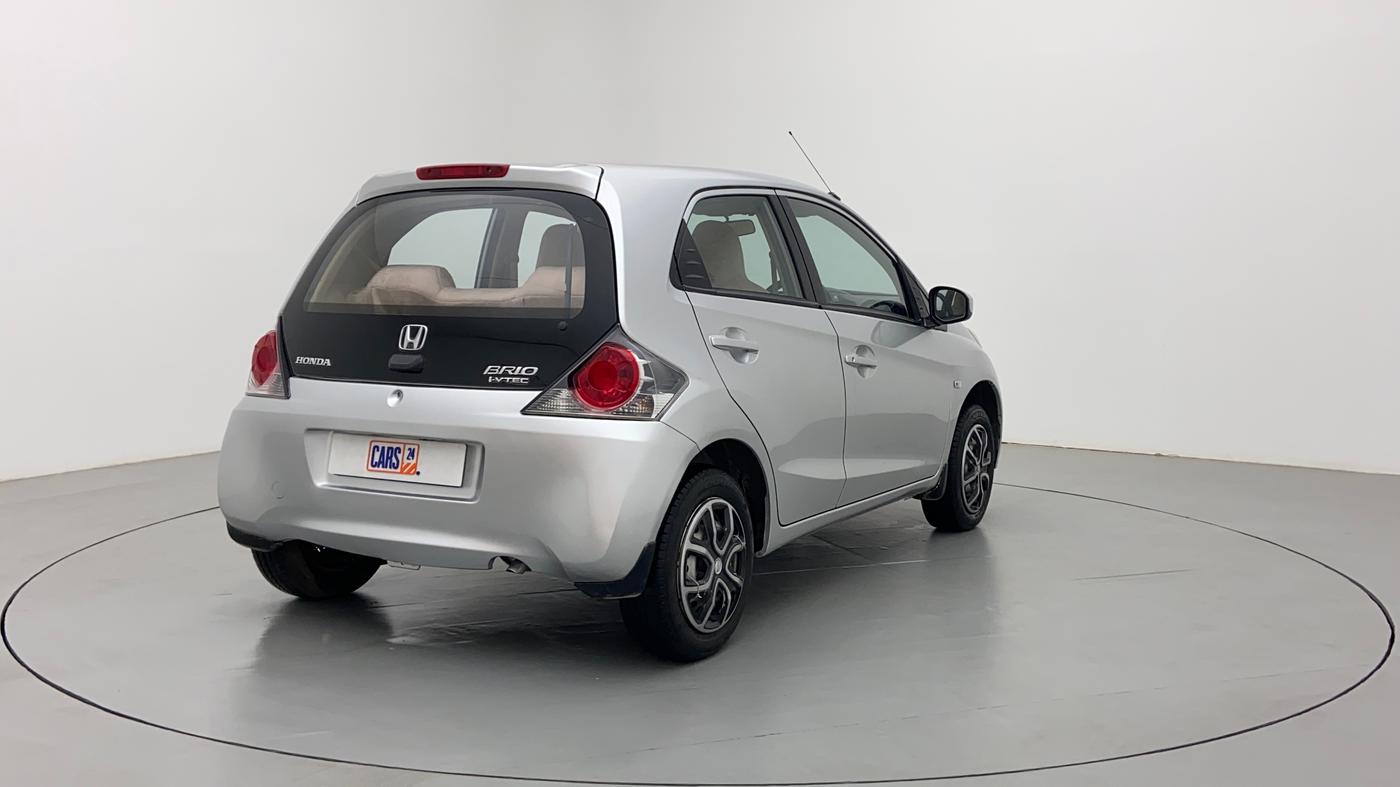 2013 Honda Brio 1.2 EX MT I VTEC, Petrol, Manual, 40,497 km, Right Back Diagonal (45- Degree) View