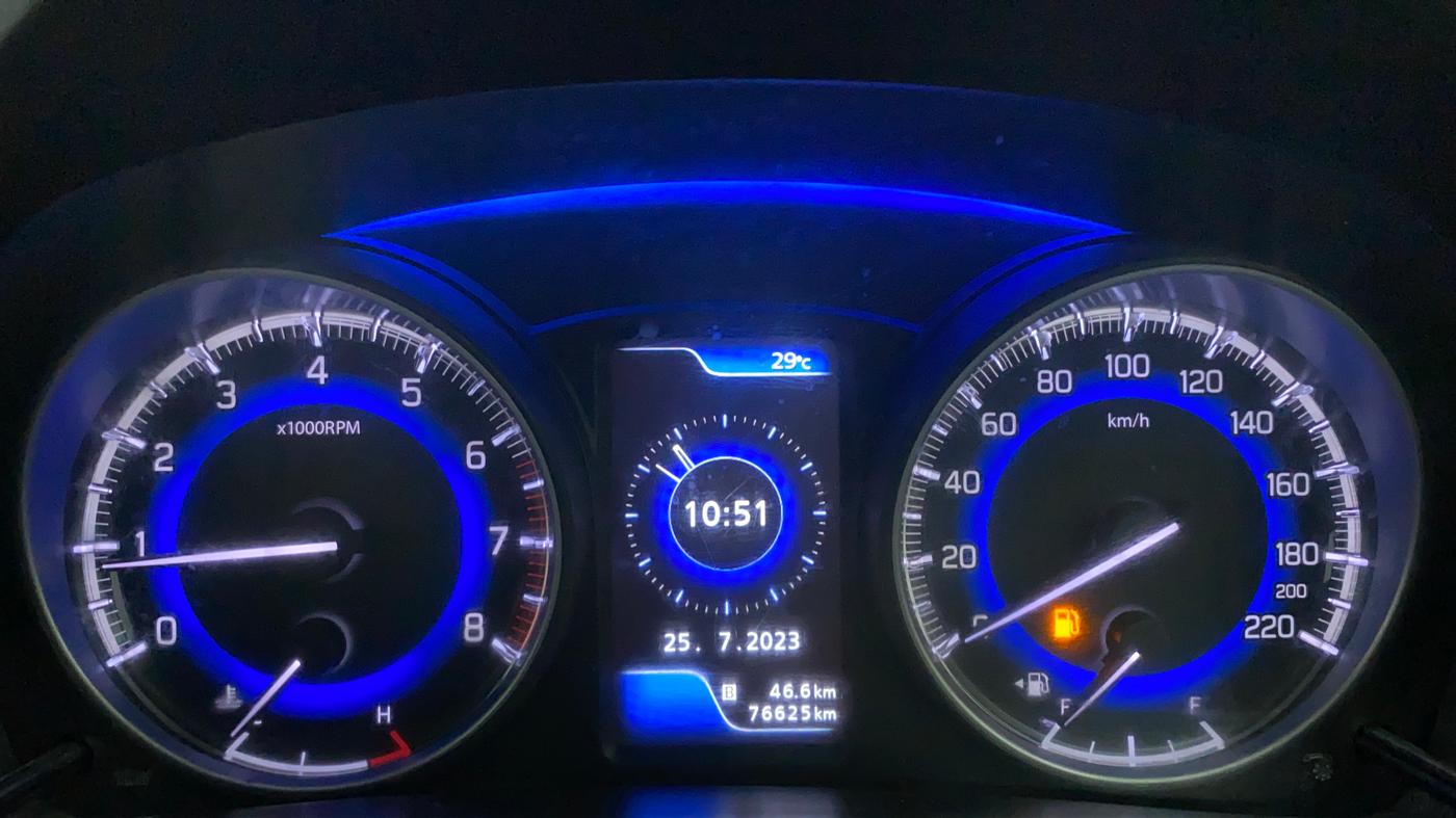 2015 Maruti Baleno ALPHA PETROL 1.2, Petrol, Manual, 76,625 km, Odometer Image