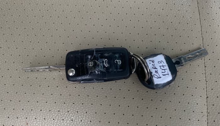 2017 Skoda Rapid STYLE 1.5 TDI, Diesel, Manual, 77,915 km, Key Close Up