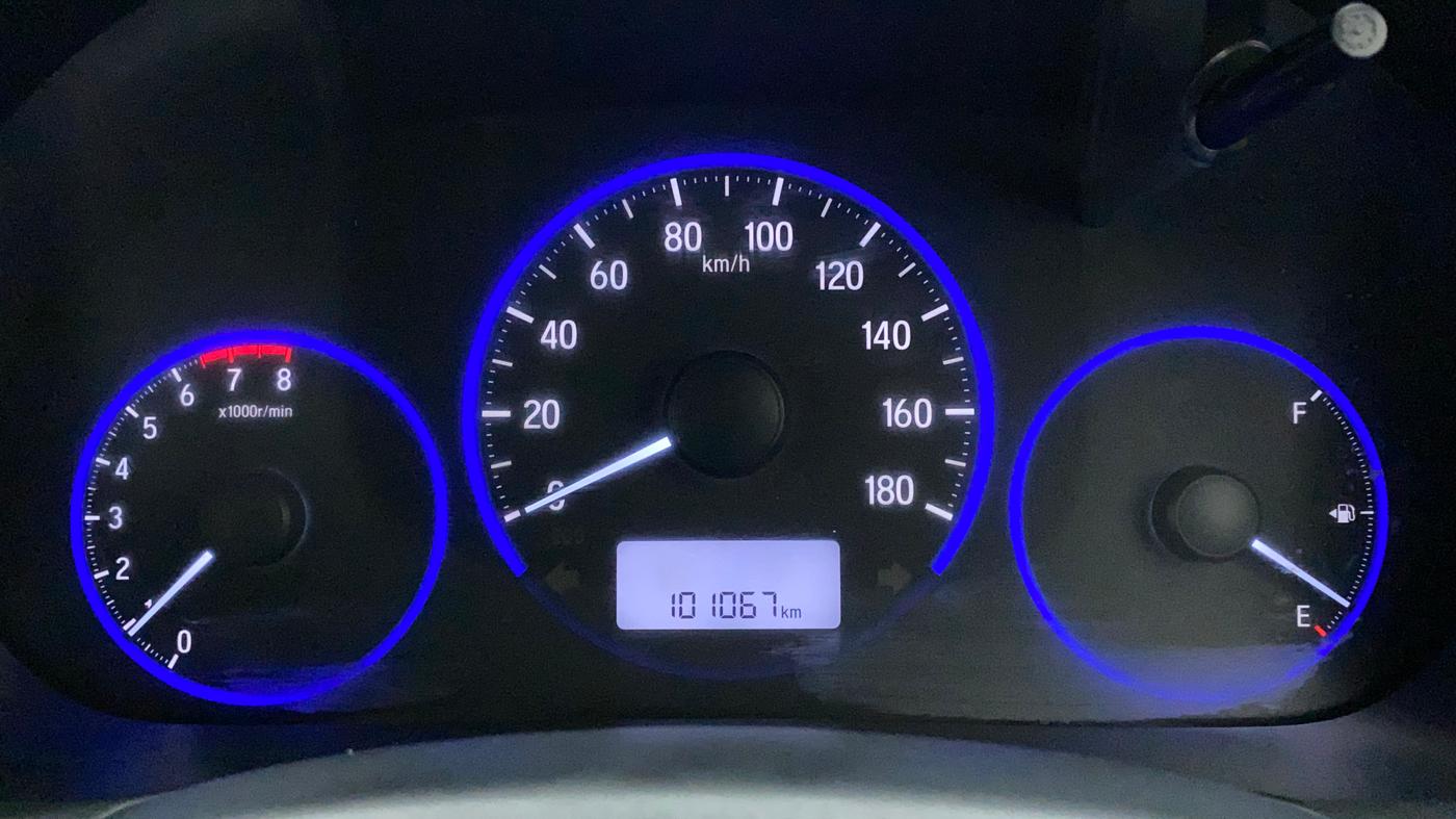 2016 Honda Brio VX MT, Petrol, Manual, 1,01,291 km, Odometer Image